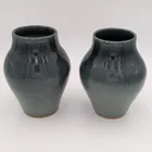 Set of 2 Slate Vases, photo 1